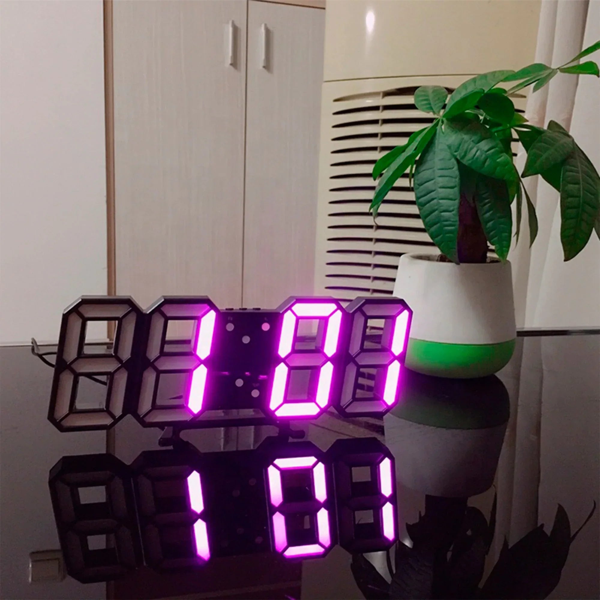 LumaPulse™ 3D LED Wanduhr – Verwandeln Sie Ihren Raum mit einem atemberaubenden, stimmungshebenden Leuchten