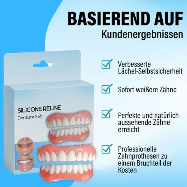 1+1 GRATIS | Silikon-Reline Bit Set™ - Für langanhaltenden Komfort, eine optimale Passform und ein strahlendes Lächeln!