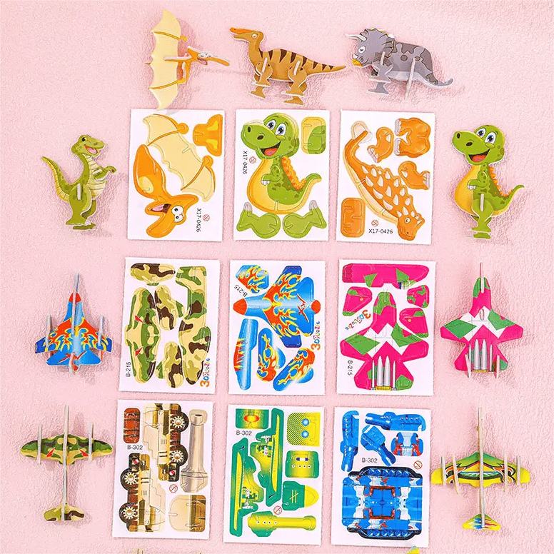 15+10 GRATIS | Bildungs-3D-Puzzle-Set für Kinder – Spaß & Lernen kombiniert