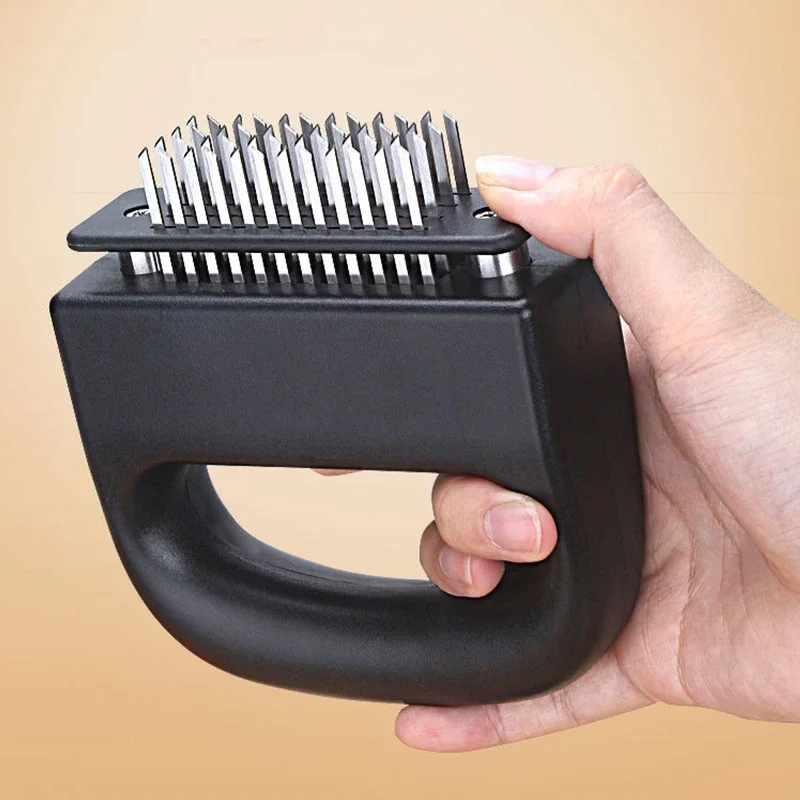 TenderPro™ - 48 Edelstahlklingen manueller Fleischhammer