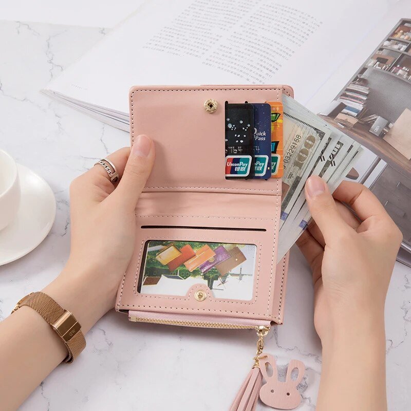 Hue Wallet™ | Kleine Geldbörse mit geometrischem Muster für die moderne Frau!