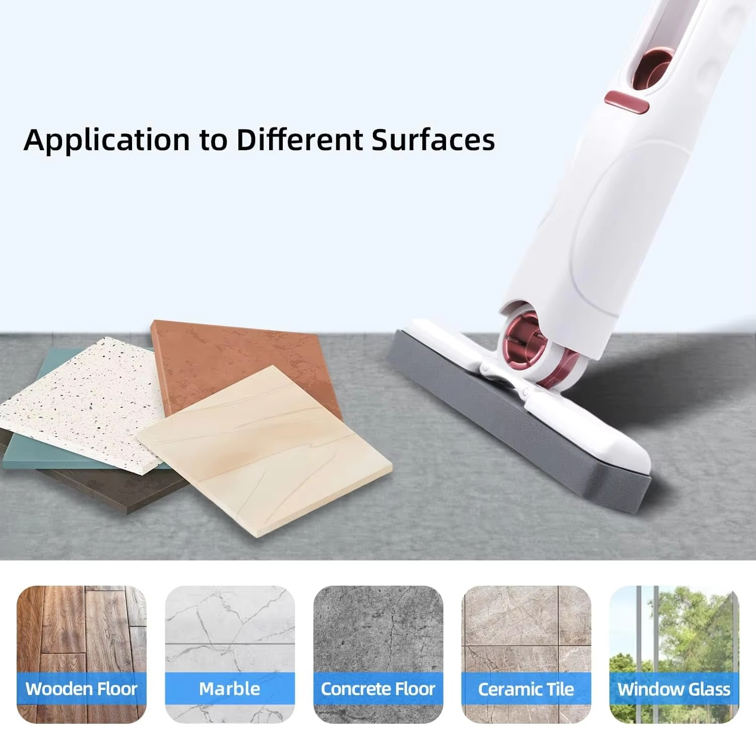 SwiftClean™ | Ultrakompakter Schwammmopp für die einfache, alltägliche Reinigung