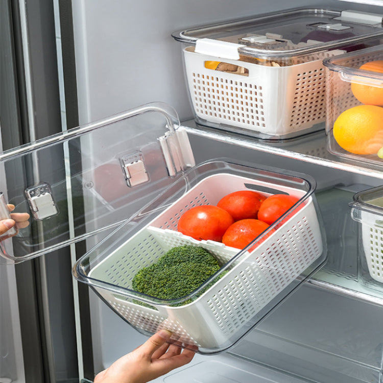 Multifunktionale Kühlschrank-Aufbewahrungsbox mit Faltbaren Trennwänden