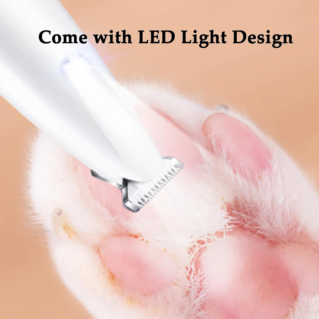 PawShine™ | Präzisions-Haustierpflege mit LED-Genauigkeit und kabelloser Flexibilität