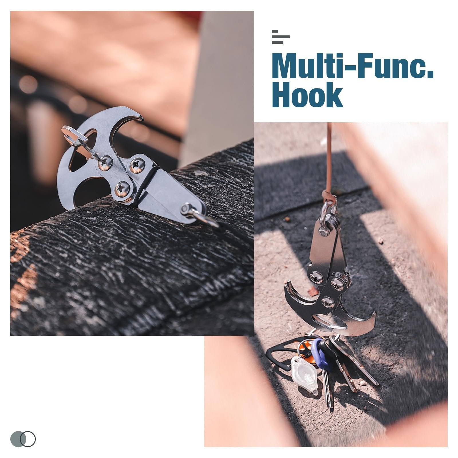 Hookster™ - Multifunktionaler Edelstahlhaken