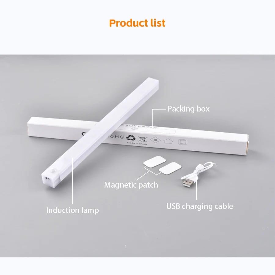 GlowMag™  - Befestigungsfreie intelligente Sensor-Magnet-USB wiederaufladbare LED-Lichter