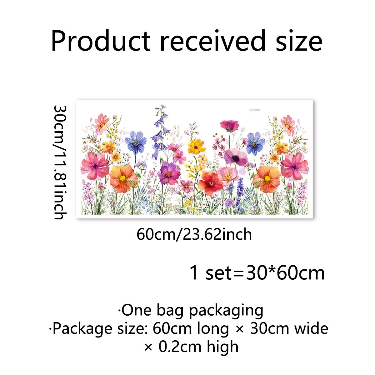 Bunte Blumenfensteraufkleber – Sofort mehr Farbe in Ihrem Zuhause (1+1 Gratis)