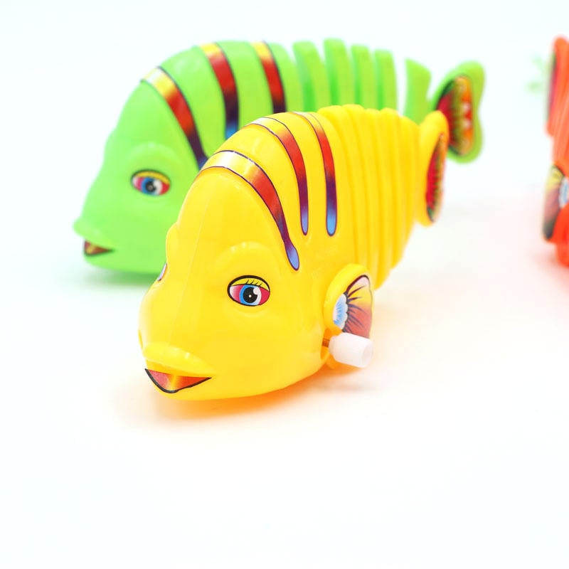 1+1 GRATIS | Wind-Up Wiggle Fisch Spielzeug – Wackelspaß für Babys