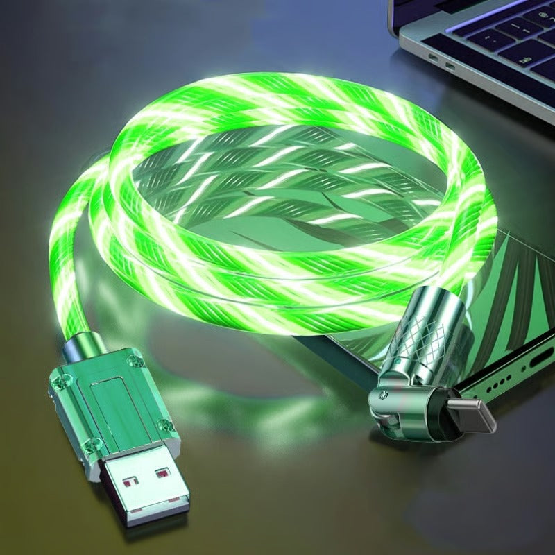 Leuchtendes 540° drehbares Datenkabel – Hochwertiges & schnelles Laden