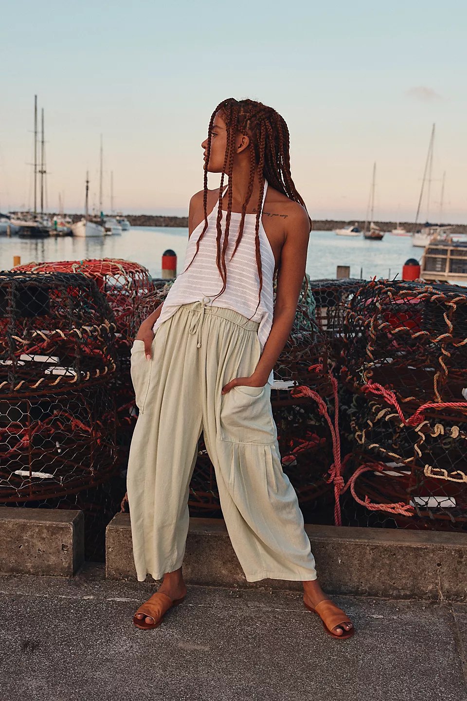 Quinn™ - Sommer Haremhosen mit Taschen