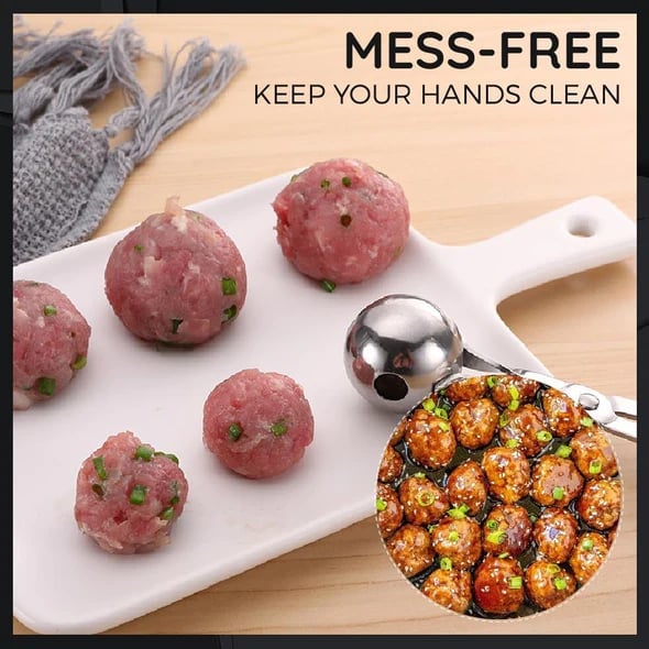 SteelSphere™ – Perfekte saftige Fleischbällchen formen ohne Chaos oder Aufwand