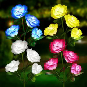 RoseGlow – Romantische Gartenbeleuchtung ganz ohne Strom