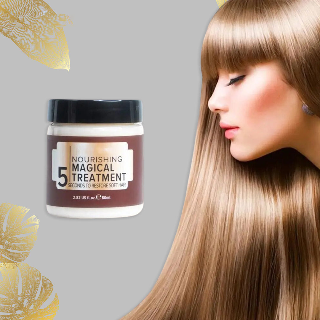 1+1 GRATIS | Glossiq™ Haarkur — Verwandelt Trockenes, Krauses Haar Sofort in Glatte, Seidige Perfektion