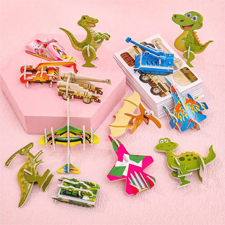 15+10 GRATIS | Bildungs-3D-Puzzle-Set für Kinder – Spaß & Lernen kombiniert