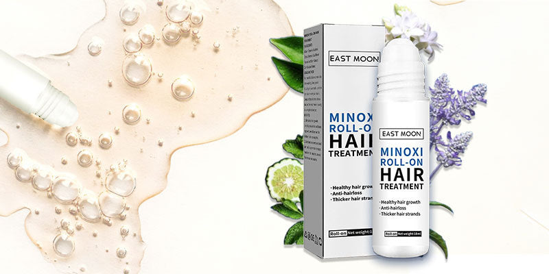 1+1 GRATIS | Haarwuchs Roll-On | Mit Minoxidil, Biotin & Glycerin | Gegen Haarausfall | Praktische Anwendung |GlowMane™