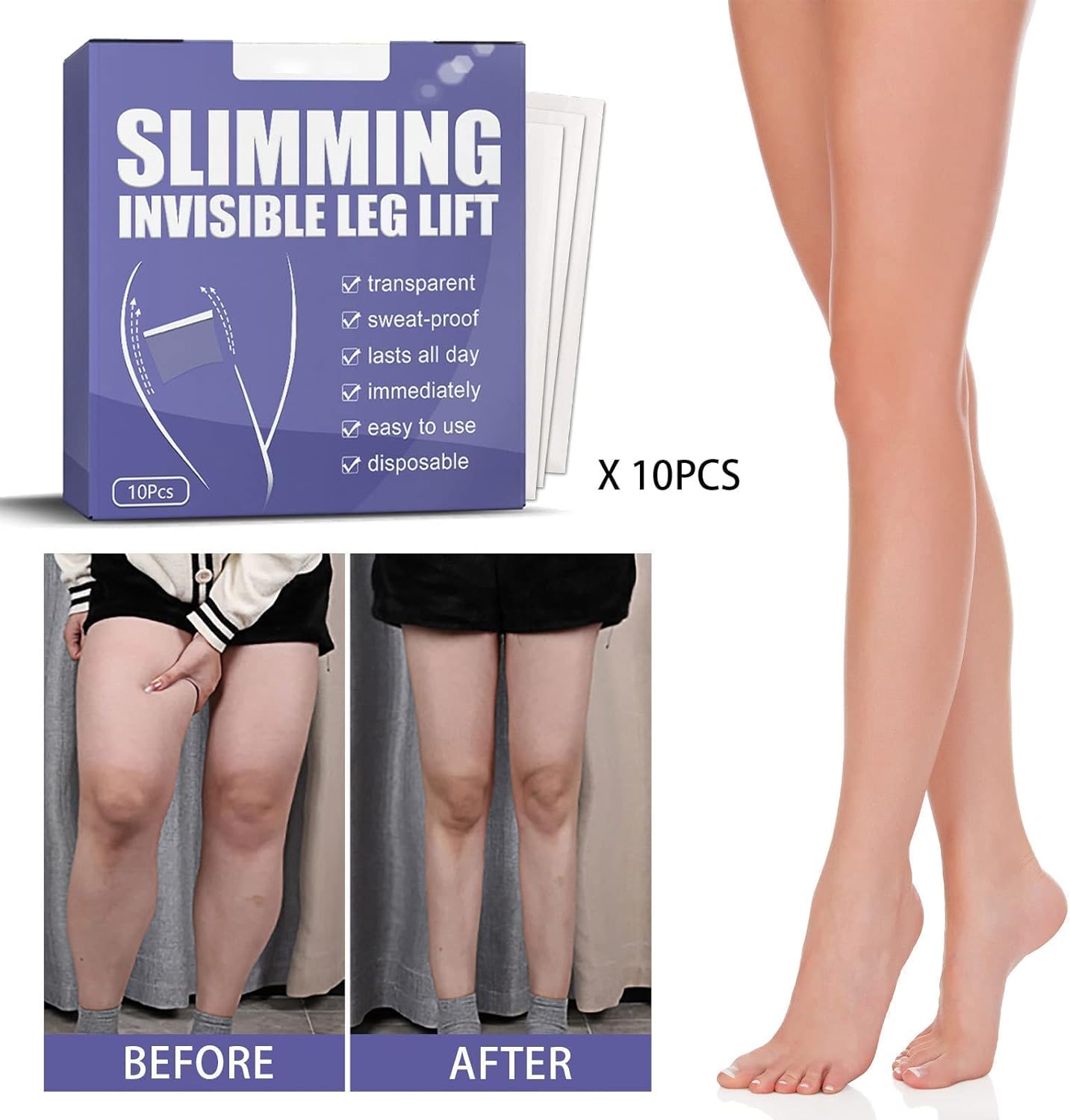 1+1 Gratis | Invisible Lift Patches™ Straffen und glätten Sie Ihre Haut sofort ohne invasive Behandlungen