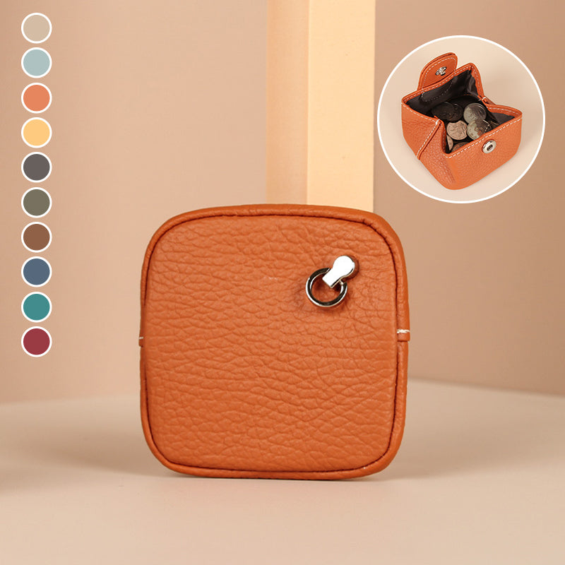Elegante Mini-Leder-Geldbörse für den Alltag