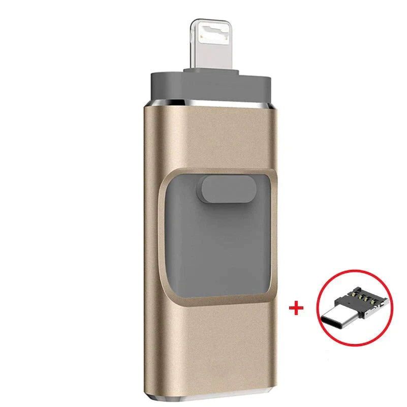 4-in-1 FlashDrive™ - Erweitern Sie Ihre Speicherkapazität im Handumdrehen und nehmen Sie Ihre Dateien überallhin mit