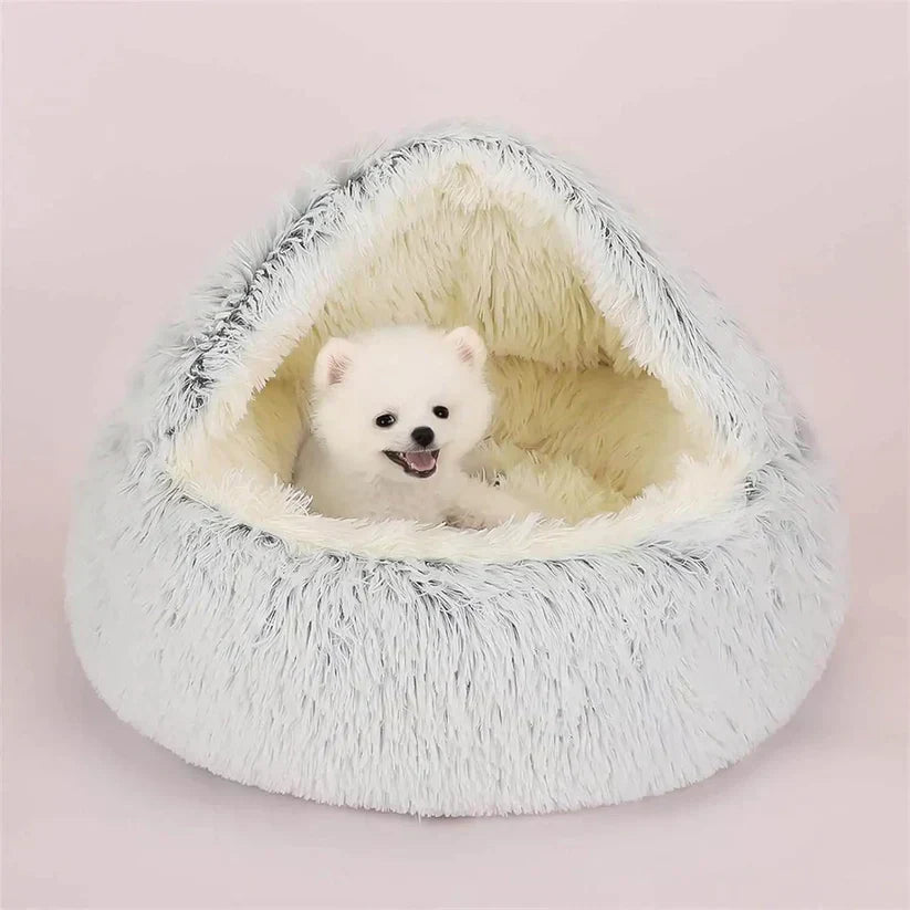 CatBed™ - Plüsch Kapuzen Katzenkokon (50% RABATT)