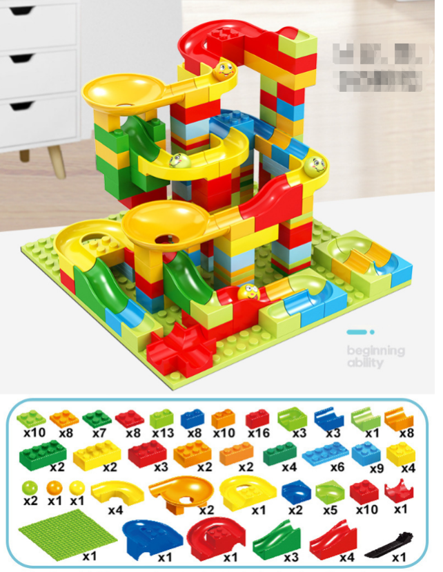 Blocks Marble Track™ - Erstellen Sie Ihre eigene Rennstrecke mit Bauklötzen - Marble Track