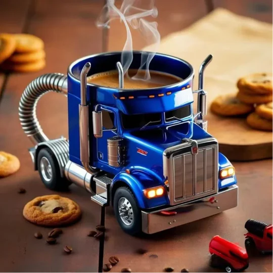 RoadMug™ – Der LKW-inspirierte Kaffeebecher, bei dem Funktionalität auf Einzigartigkeit trifft
