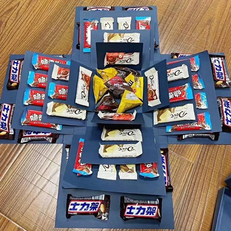 DIY Überraschungs-Explosion Geschenkbox