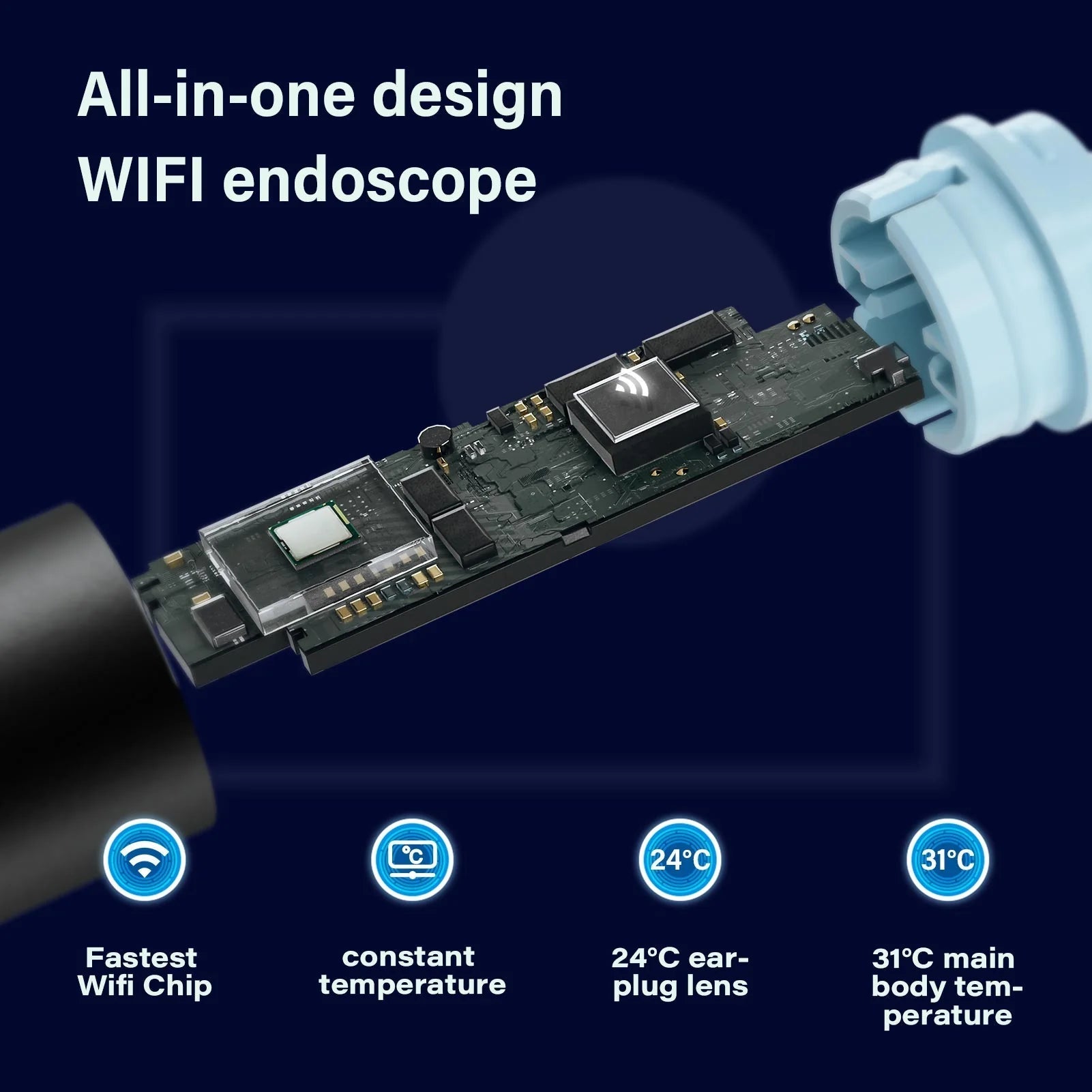 EarClear™ | Mühelose Entfernung von Ohrenschmalz mit Echtzeit-Visualisierung!