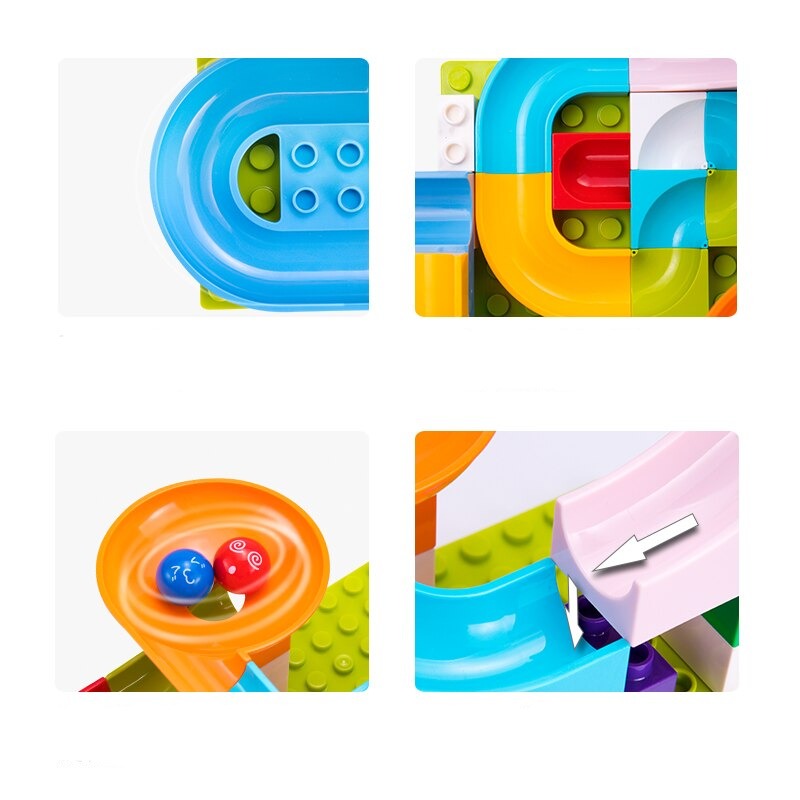 Blocks Marble Track™ - Erstellen Sie Ihre eigene Rennstrecke mit Bauklötzen - Marble Track