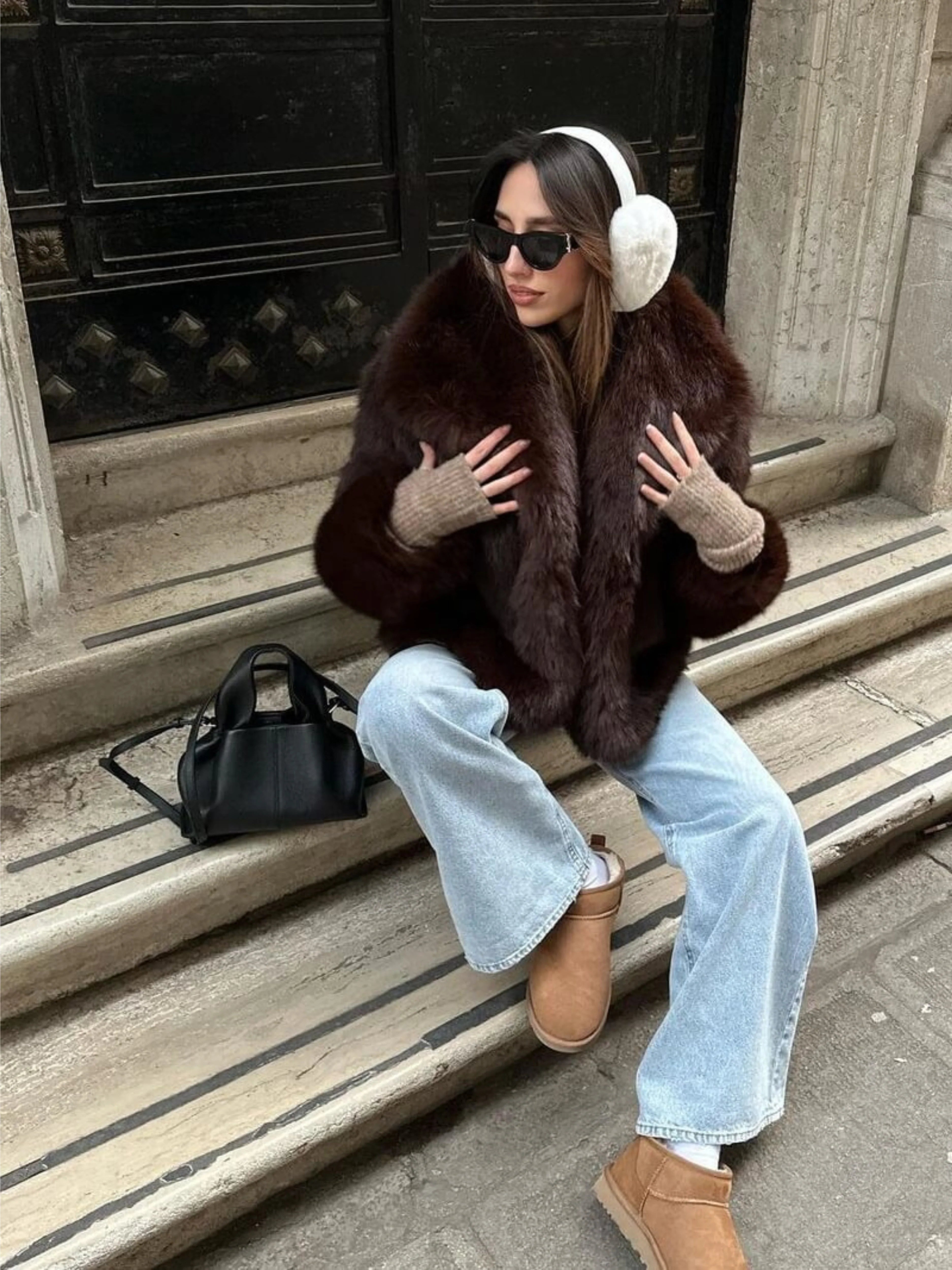 Cloud Pouch Tasche aus Leder | Trendy & vielseitig