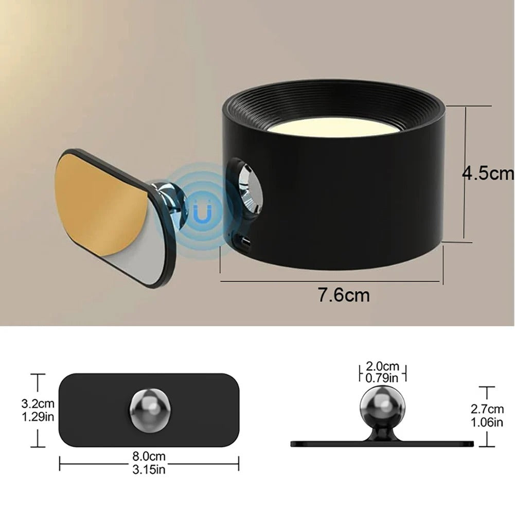 ProLight™ - 360° magnetische LED-Wandleuchte (50% Rabatt)