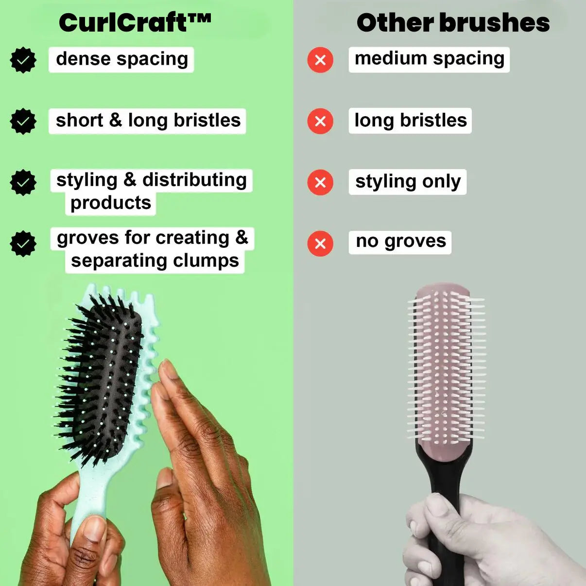 CurlCraft™ Define Styling Profi-Bürste