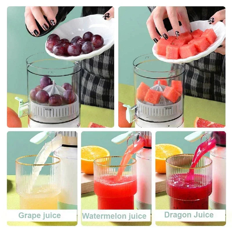 FruitSqueezer™ Automatischer Fruchtsaftpresser mit USB-Aufladung 50% RABATT