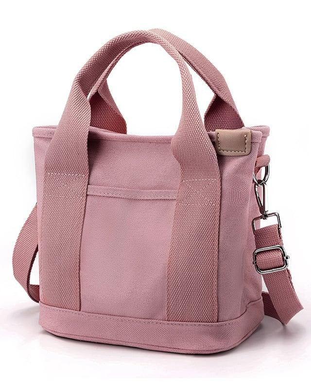 Mira – Stylische Canvas-Tasche mit Fächern