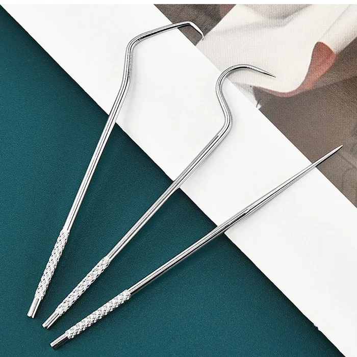Zahnstocher Set™ - Zahnstocherset aus Edelstahl (7 Teile)