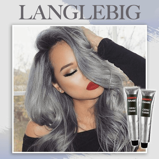 Haarfarbe SilberGlanz | Grauabdeckung | Langanhaltend | Pflegend | 1+1 Gratis