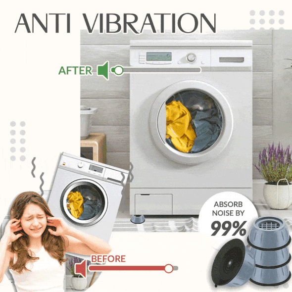 Padly™ - Anti-Vibrations-Waschmaschinenauflagen (4 Stück)