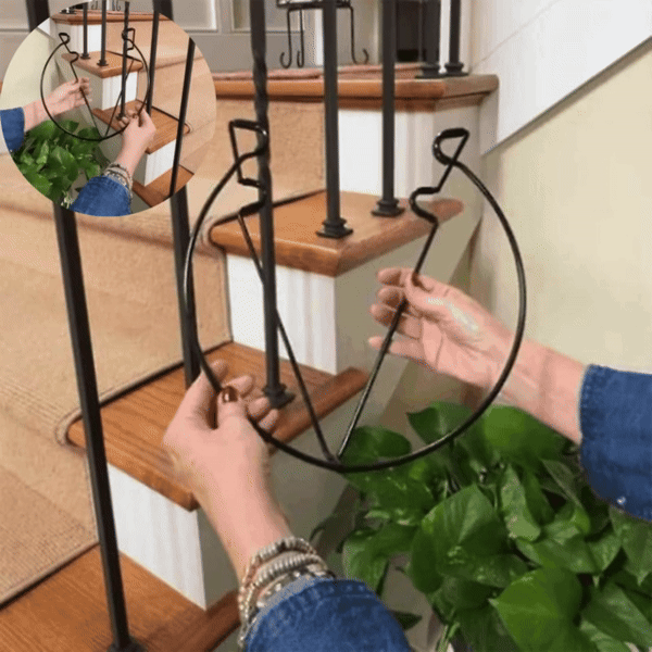 FloatFlora Schwebendes Garten-Geländerregal für Pflanzkästen