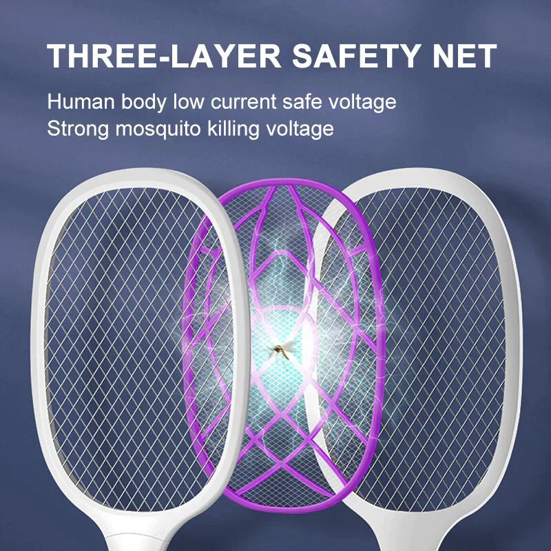 🌙 EasySwatter™ – Insektenfrei durch laue Sommernächte! 🦟💡
