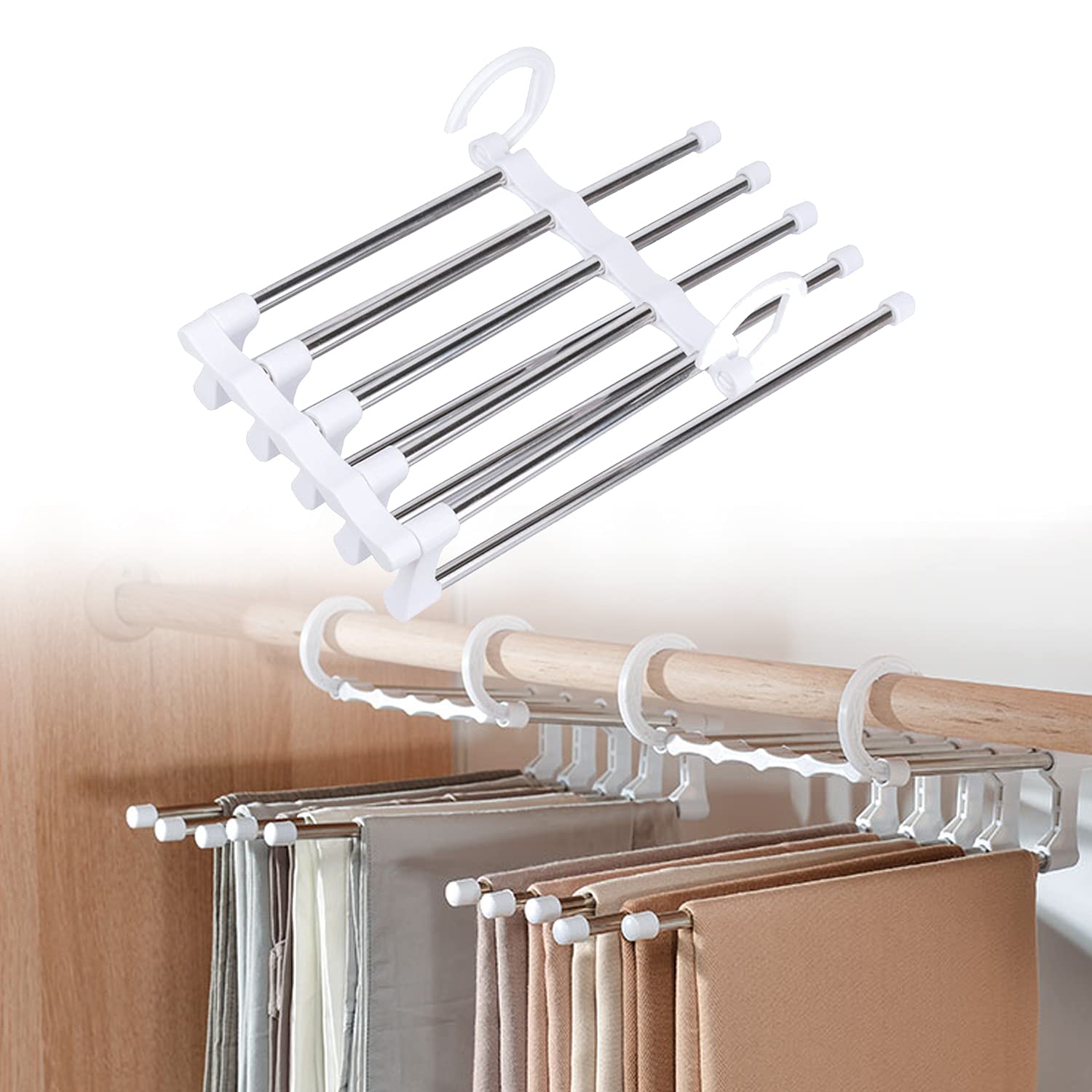 RackHanger™ | 5-in-1 multifunktionaler Kleiderbügel - 1+1 GRATIS