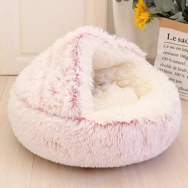 CatBed™ - Plüsch Kapuzen Katzenkokon (50% RABATT)