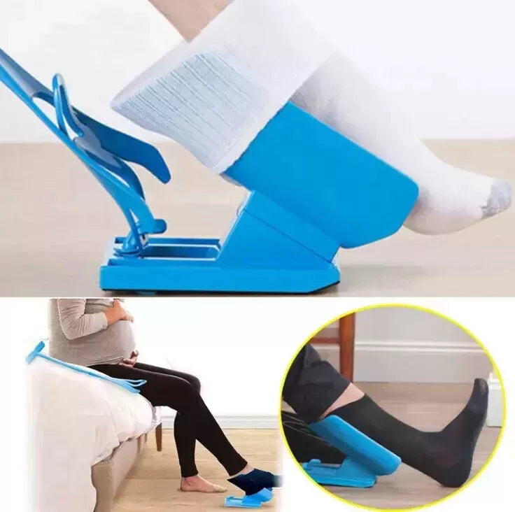 SockSlider™ - Socken und Schuhe mühelos anziehen, ohne sich zu strecken oder zu zerren