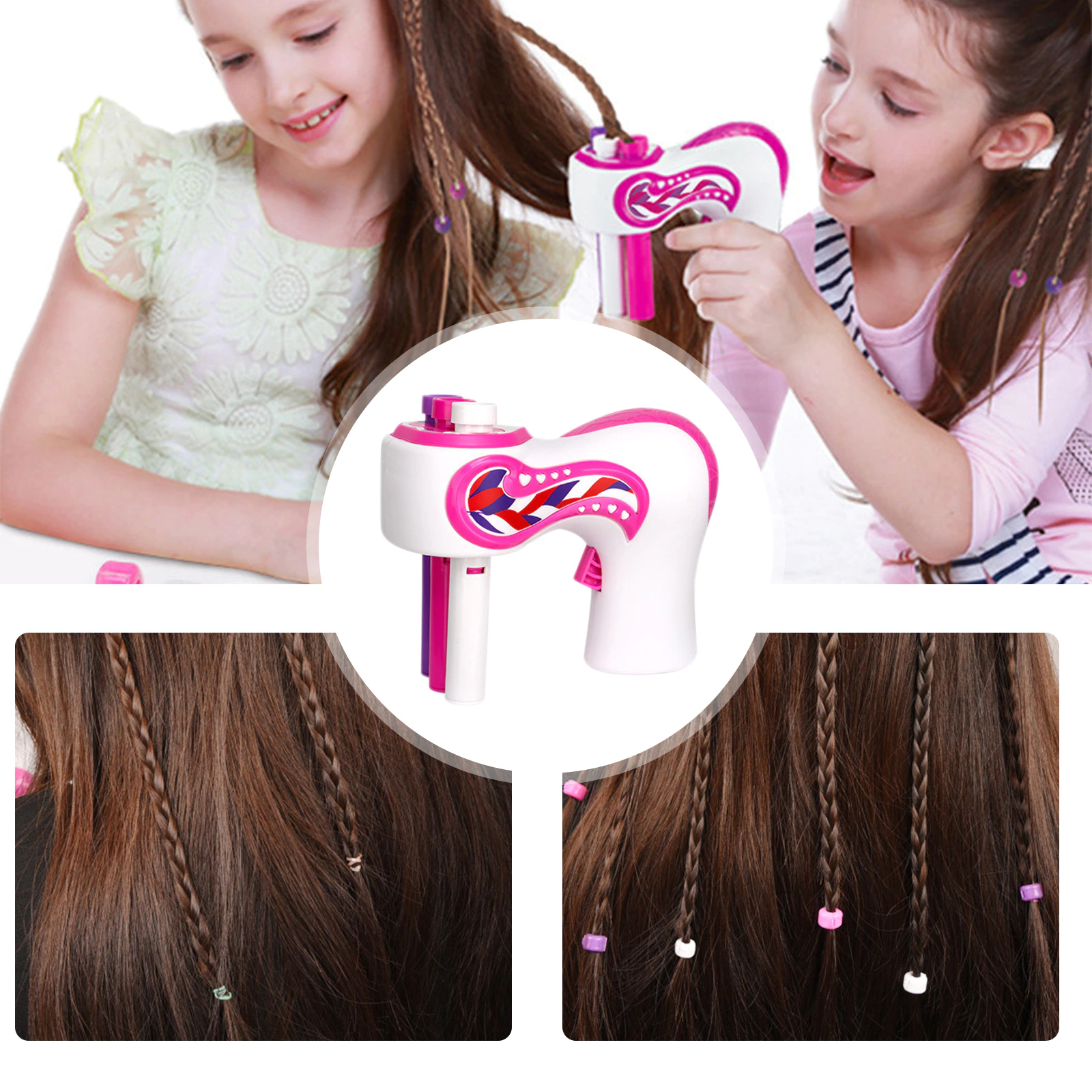 SuperBraidy™ | DIY Automatischer Haarflechter Satz (Ideales Geschenk für Weihnachten)