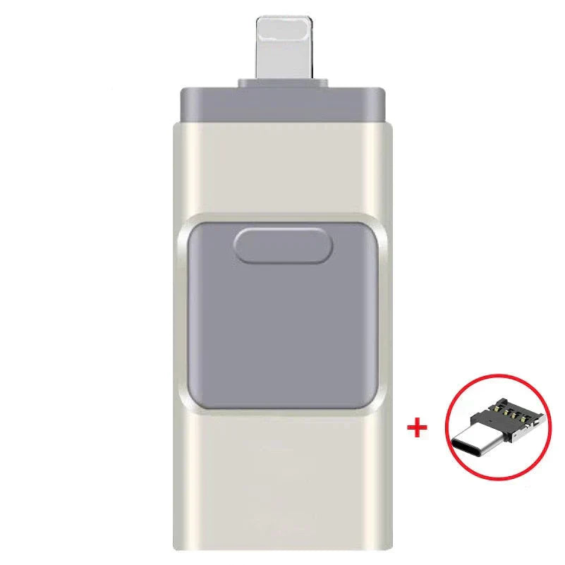 4-in-1 FlashDrive™ - Erweitern Sie Ihre Speicherkapazität im Handumdrehen und nehmen Sie Ihre Dateien überallhin mit