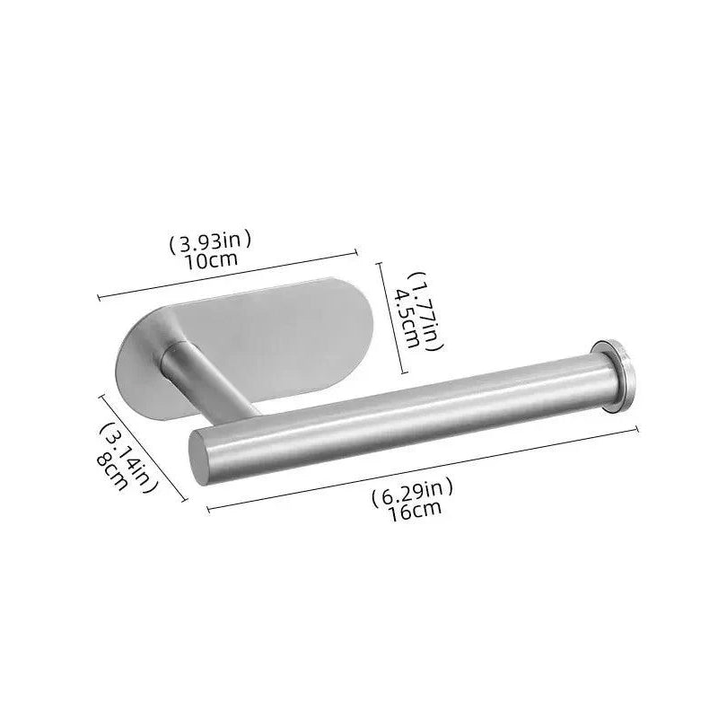 Wandmontierter Toilettenpapierhalter aus Edelstahl