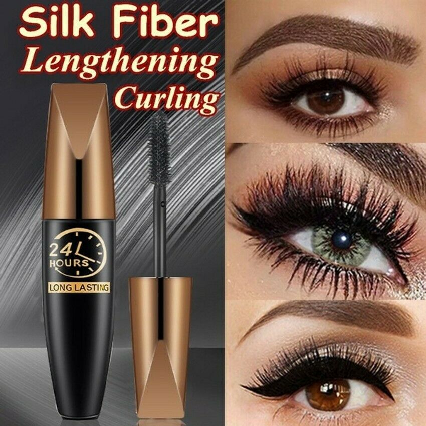 4D Wasserdichte dicke verlängernde Seidenfaser-Mascara