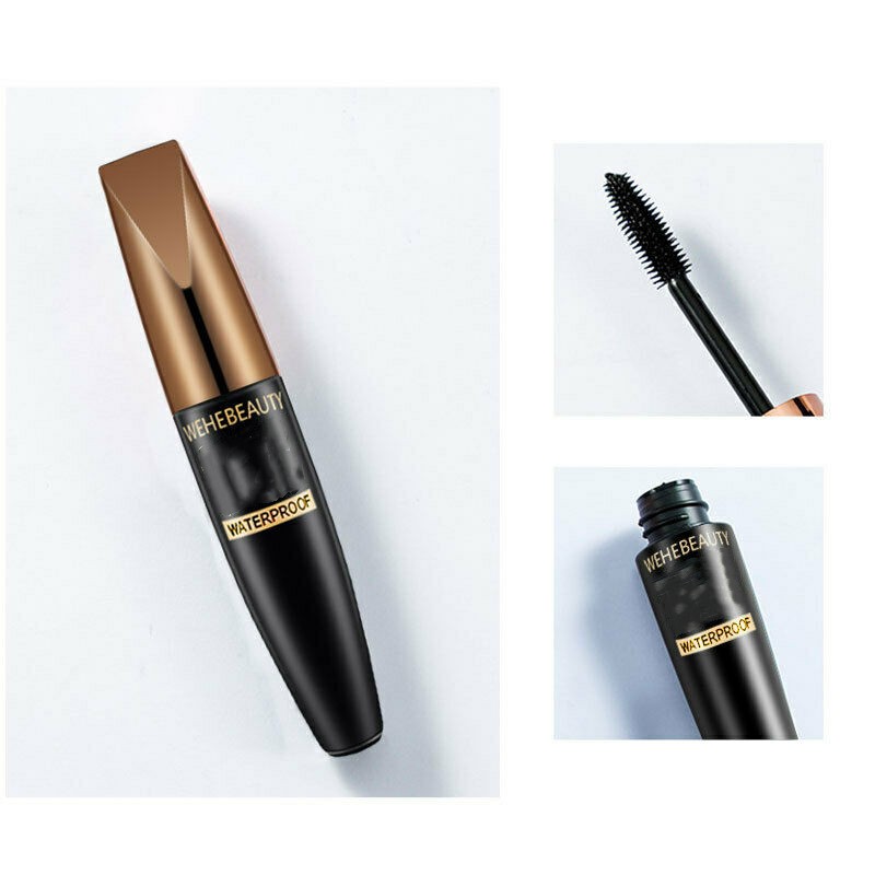 4D Wasserdichte dicke verlängernde Seidenfaser-Mascara
