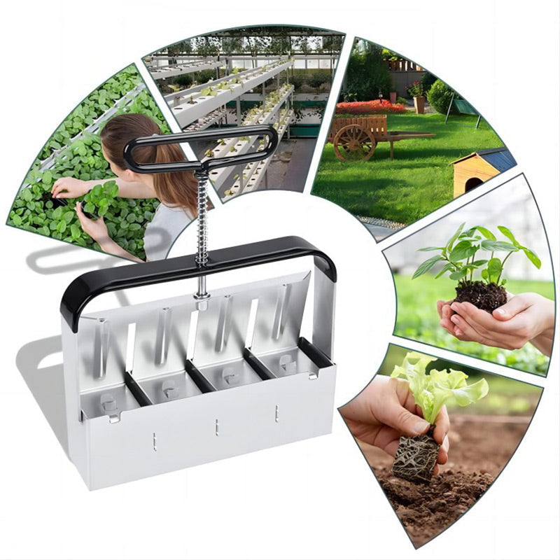 PlantForm - Manueller Klumpenbildner, Bodenblocker, Gartengeräte für die Aussaat