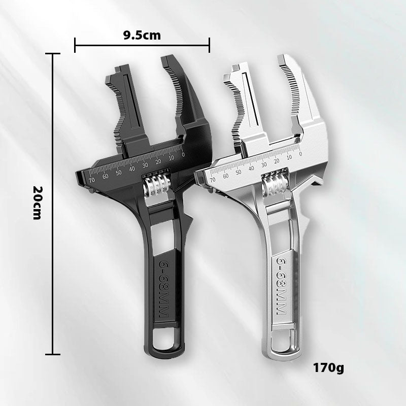 SinkGrip™ - Reversibler Spülenschlüssel mit 6-68 mm Maulöffnung