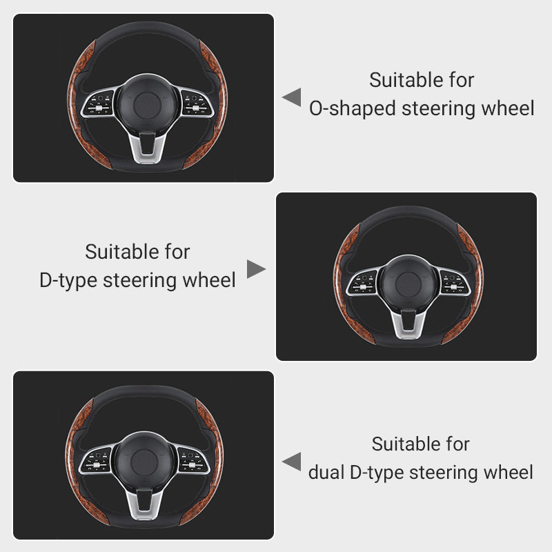 1+1 Gratis | GripWood™ Universelle Rutschfeste Lenkradhülle