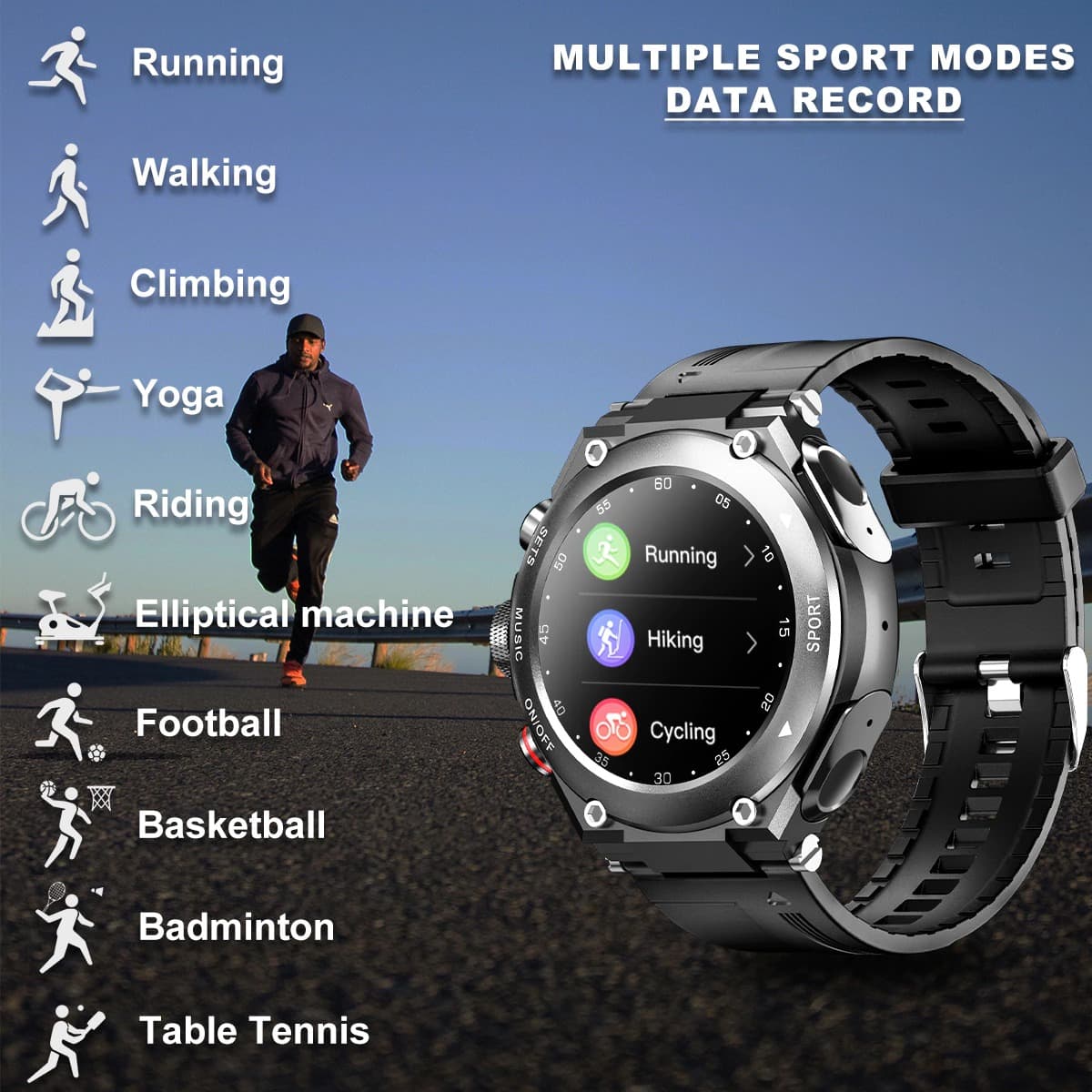 Helmes™ Smartwatch der neuen Generation + kostenlose Ohrstöpsel (50% RABATT)